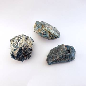 Blue Apatite Natural Raw Crystal Rough Gemstone - Medium