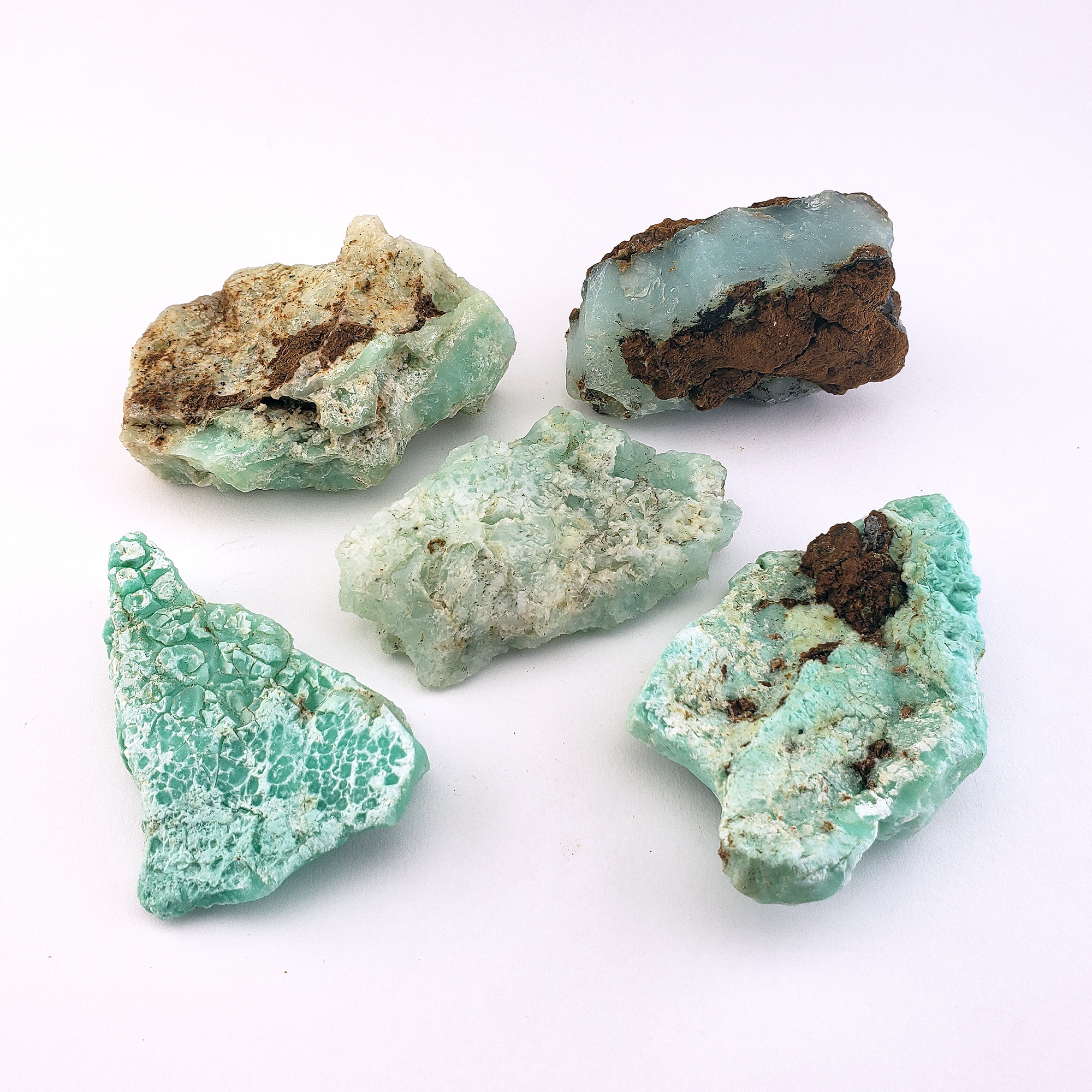 Chrysoprase Natural Raw Crystal Rough Gemstone - High Quality Medium