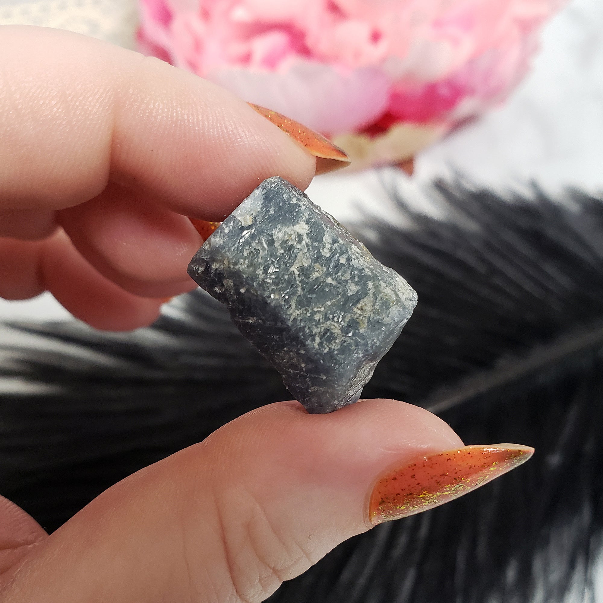 Unique Raw Sapphire Rough Corundum Gemstone Natural Crystal | High Quality | Mercury - 2