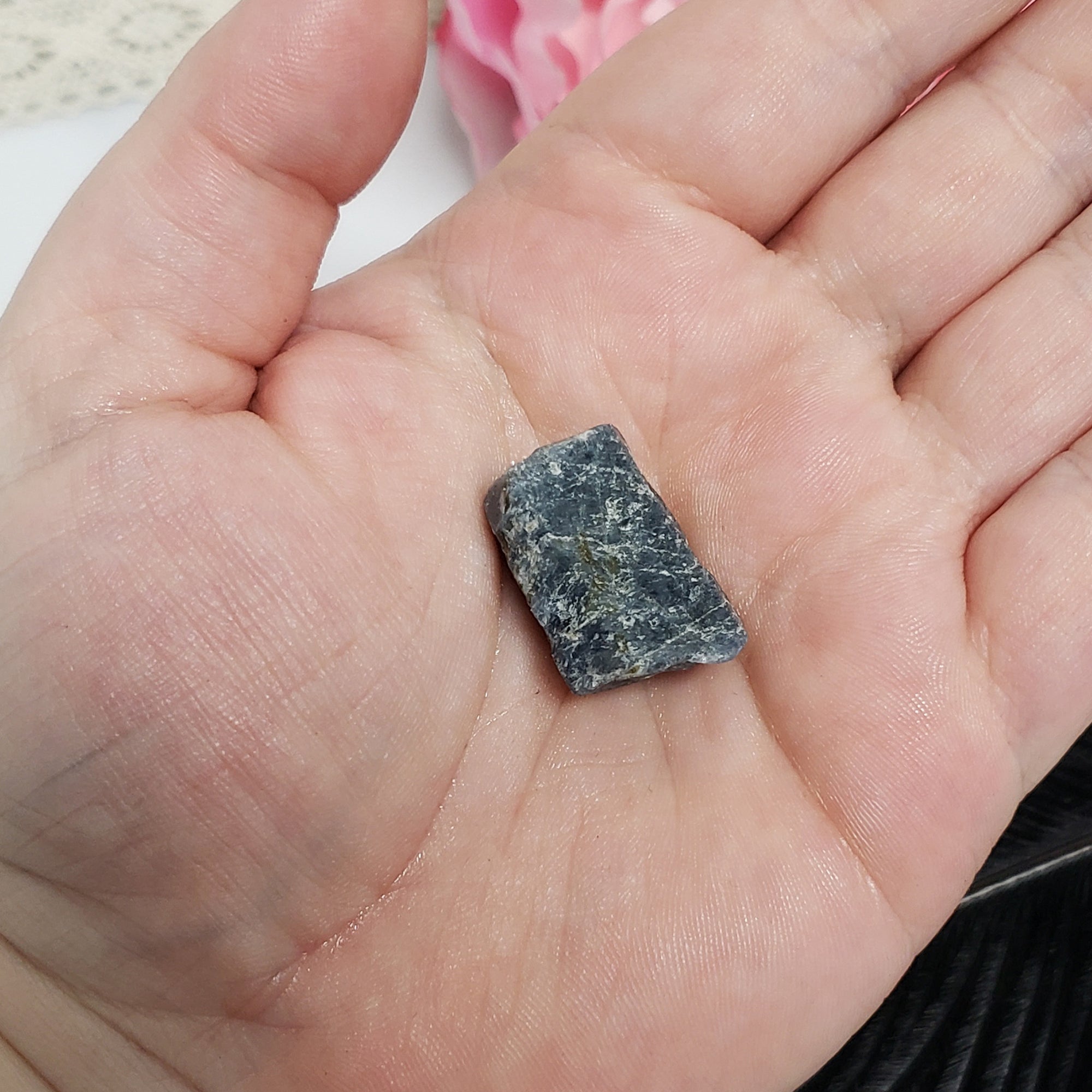Unique Raw Sapphire Rough Corundum Gemstone Natural Crystal | High Quality | Mercury - 3