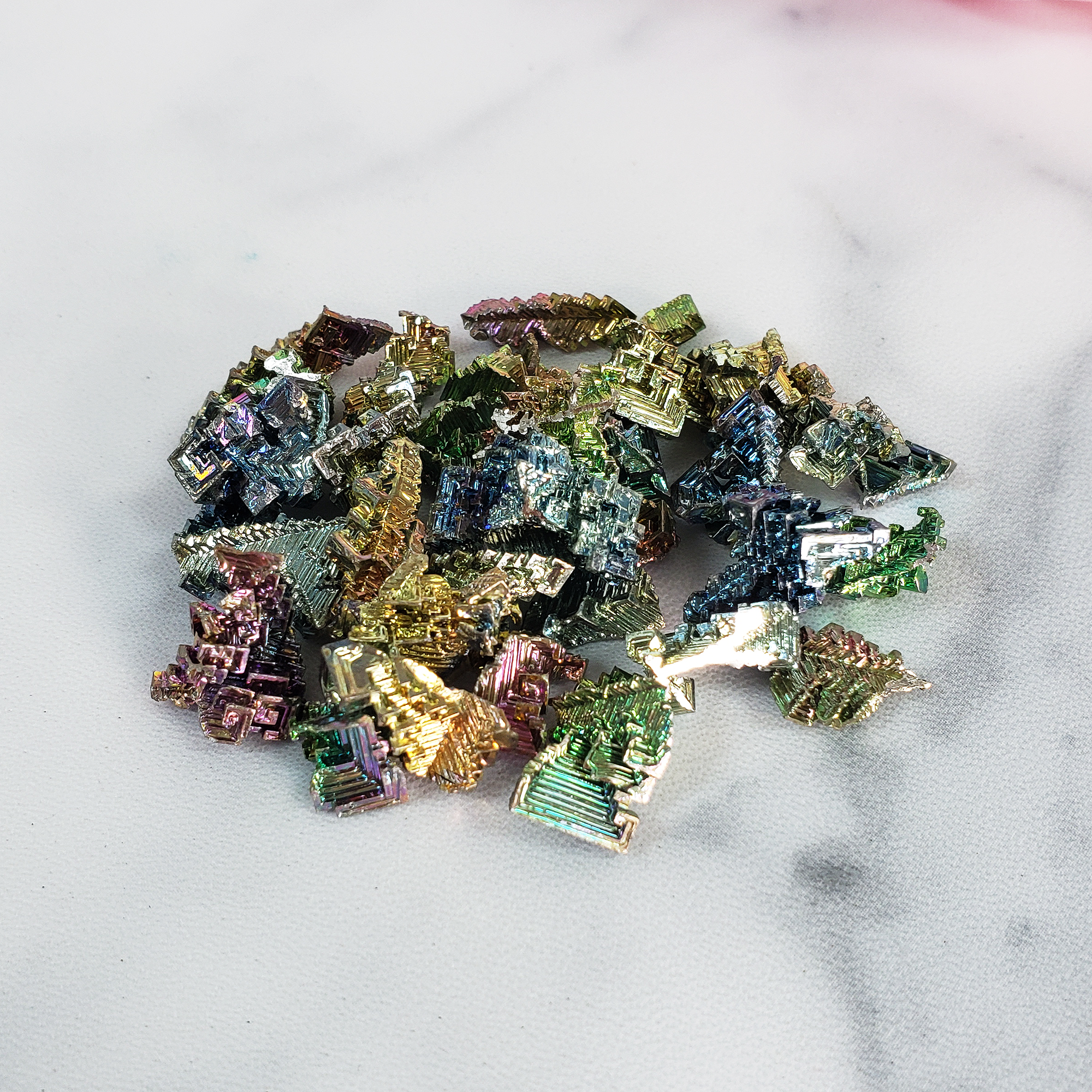 MICRO Bismuth Crystal Cluster Tidbit | Great for Spell Jars! - 2