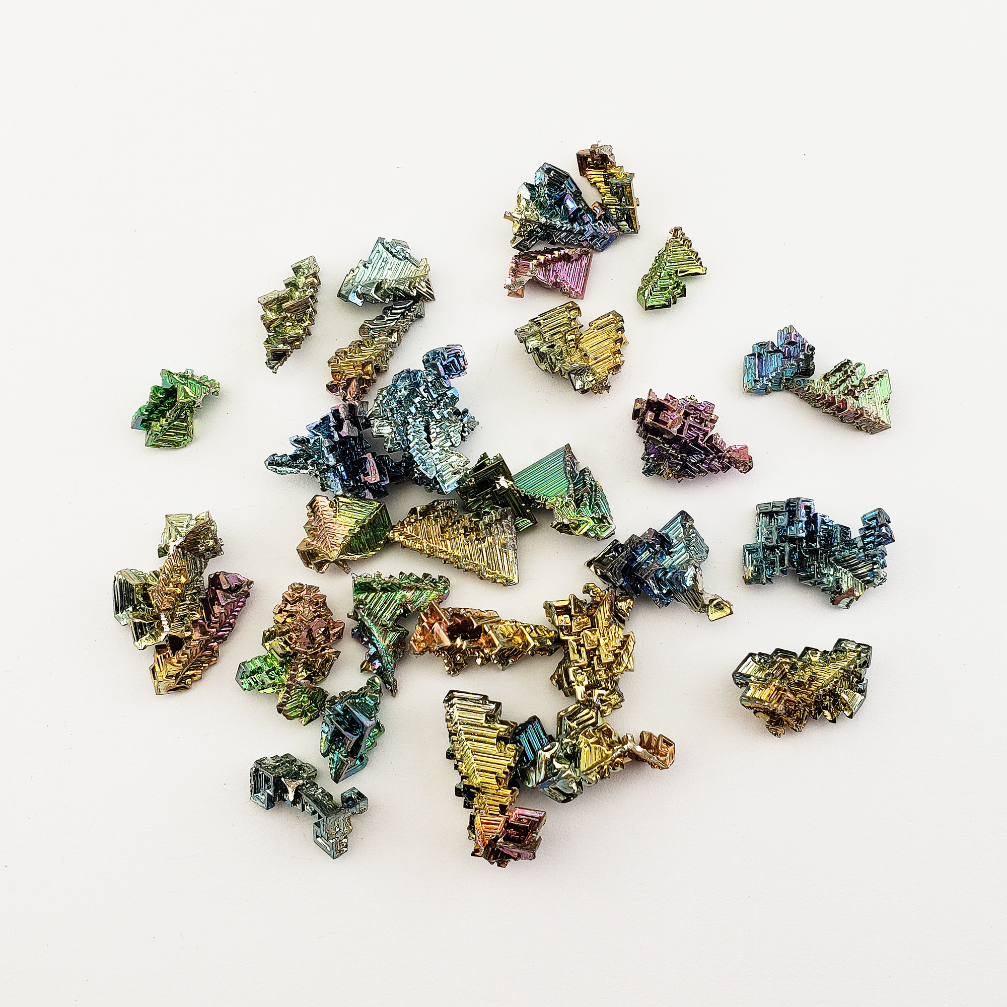 MICRO Bismuth Crystal Cluster Tidbit | Great for Spell Jars!