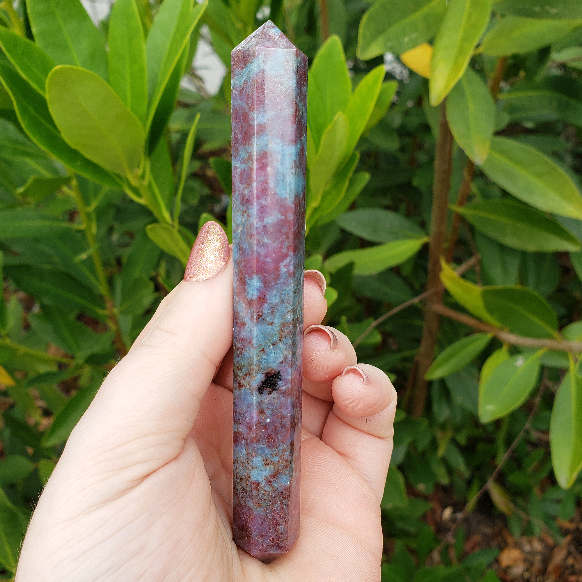 Unique Ruby Kyanite Crystal Wand Natural Gemstone Double Terminated Point | Mimir - 4