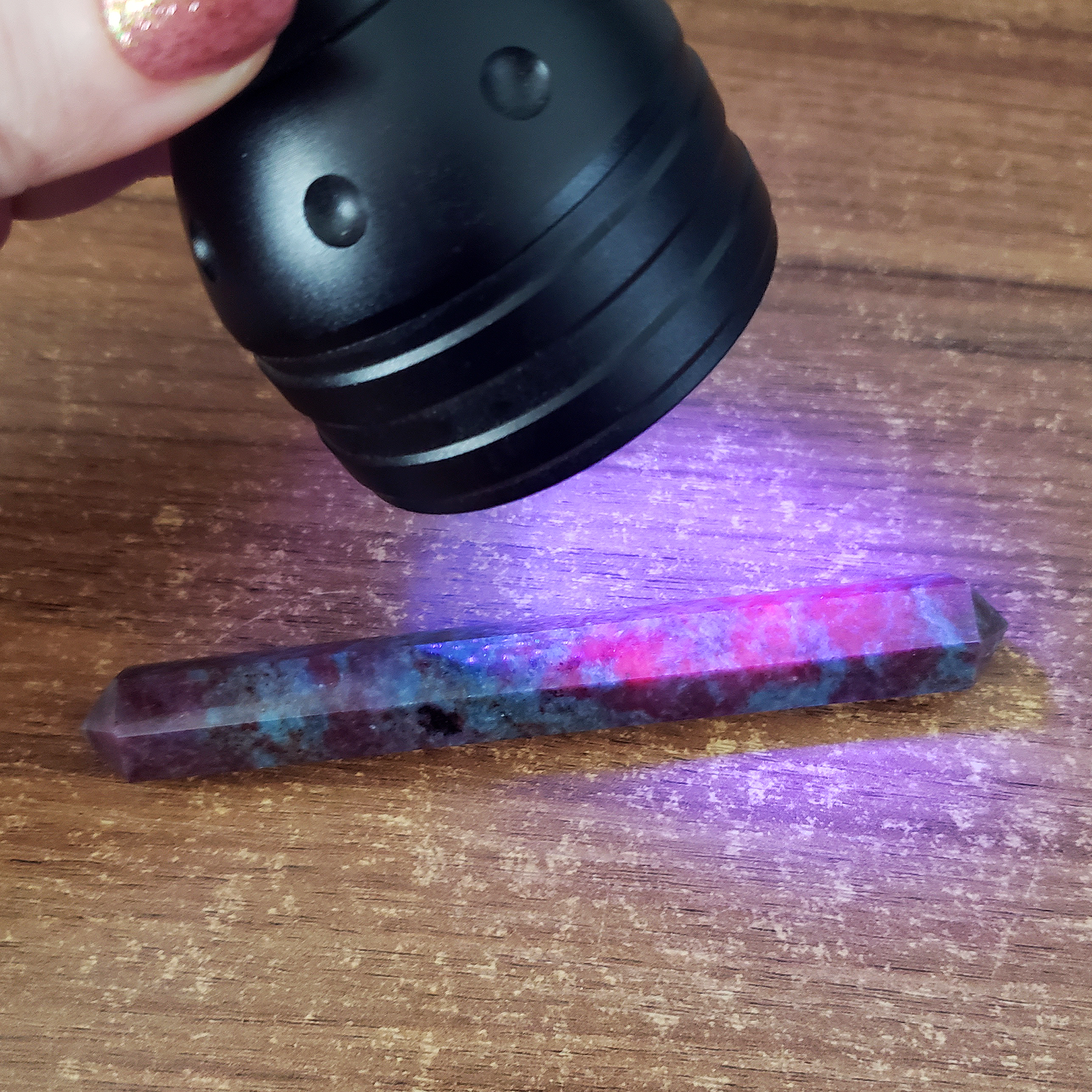 Unique Ruby Kyanite Crystal Wand Natural Gemstone Double Terminated Point | Mimir - 1