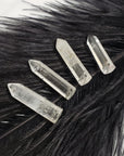 Quartz Crystal Point Bead Natural Gemstone Tower Drilled | SMALL - 1