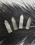 Quartz Crystal Point Bead Natural Gemstone Tower Drilled | SMALL