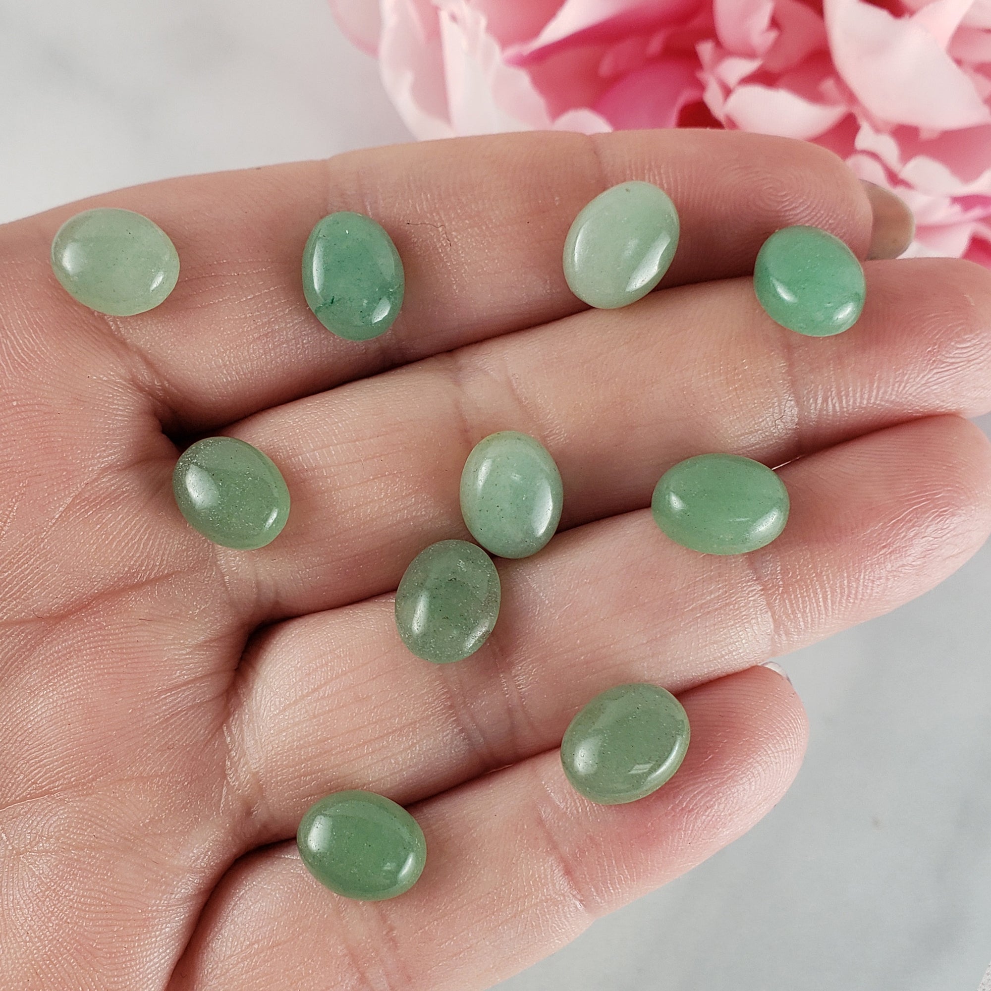 Green Aventurine Crystal Gemstone Natural Stone Cabochon | 10mm - 3