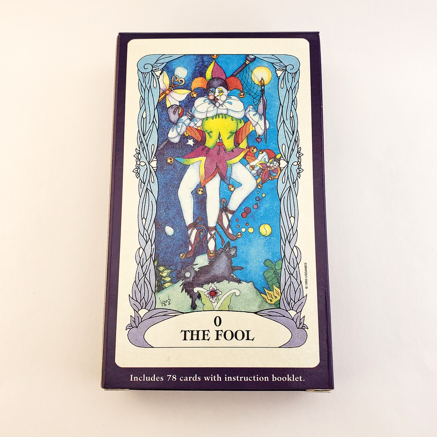 Moon Garden Tarot Deck - Set of Tarot Cards - Divination Tool - Box Back