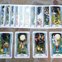 Moon Garden Tarot Deck - Set of Tarot Cards - Divination Tool - Minor Arcana Cups