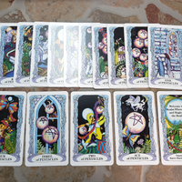 Moon Garden Tarot Deck - Set of Tarot Cards - Divination Tool - Minor Arcana Pentacles