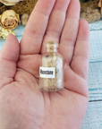 Moonstone Natural Crystal Chips Bottle - One Bottle in Hand