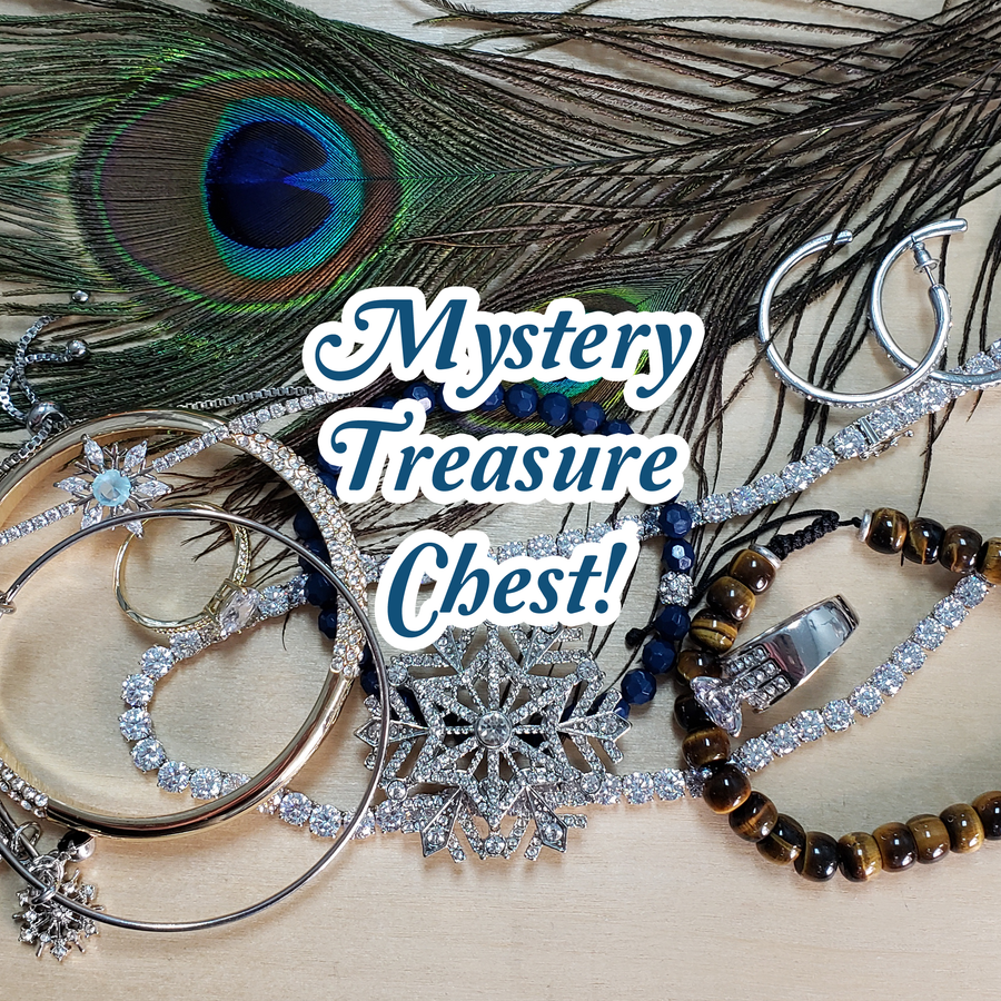 MYSTERY Treasure Chest - Fashion Jewelry Blind Box with 99$ Value!
