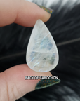 Unique 33 Carat Flashy Rainbow Moonstone Cabochon Natural High Quality Crystal | Myth - 3
