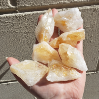 Raw Citrine Crystal | Natural Citrine Gemstone | Rough Gemstone Raw Crystal