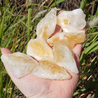 Raw Citrine Crystal | Natural Citrine Gemstone | Rough Gemstone Raw Crystal - Full Sunlight