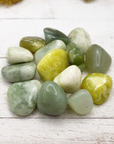 New Jade Serpentine Gemstone Natural Crystal Tumbled Stone | One Stone - 7