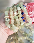 New Jade Serpentine Stone Natural Crystal Nugget Bead Bracelet - Handful of New Jade Bracelets