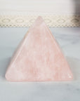 Unique Rose Quartz Natural Gemstone Crystal Pyramid | 2 Inch Base | Nurturing - 6