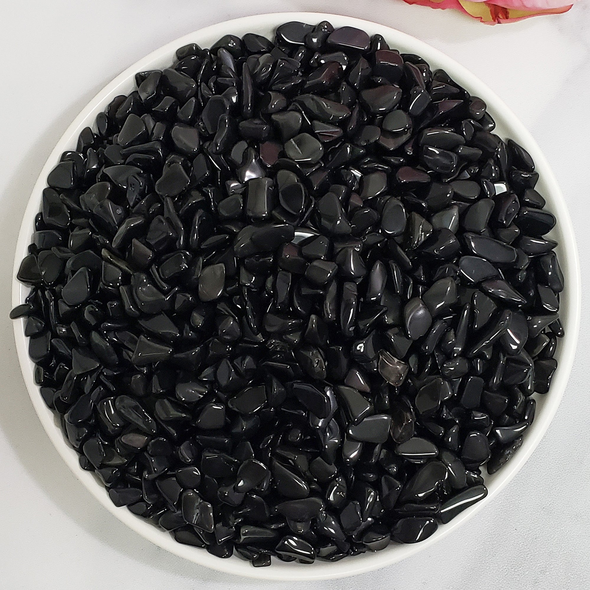 Obsidian Rock Natural Crystal Chips By the Ounce