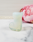 Unique Opalite Crystal Manmade Gemstone Santa Boot Christmas Stocking Carving - 2