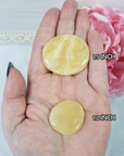 Orange Calcite Crystal Palm Stone Natural Gemstone Worry Stone Meditation Tool - 2