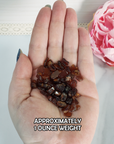 Orange Hessonite Garnet Crystal Natural Gemstone Chips By the Ounce - 3