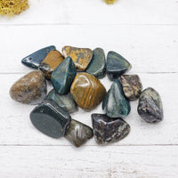 ocean jasper stones on board