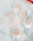 Rose Quartz Natural Crystal Palm Stone Worry Stone Meditation Tool