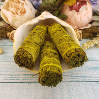 Patchouli Mountain Sage Sage Bundle - One 4" Smudge Stick - In Shell