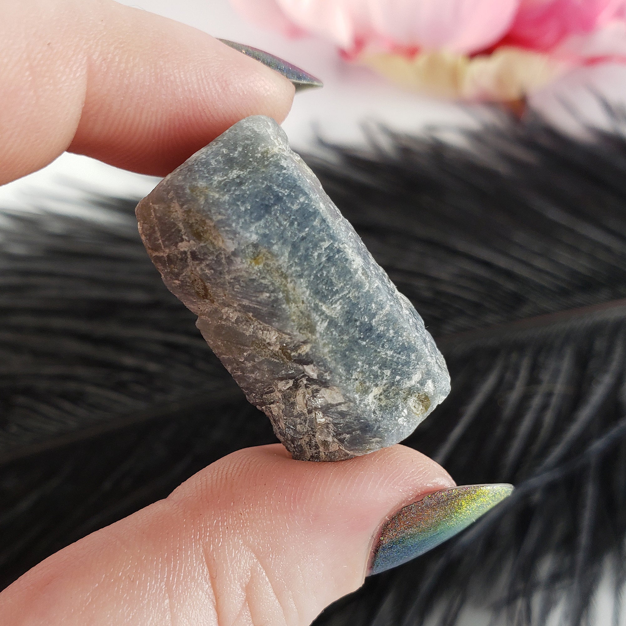 Unique Raw Sapphire Rough Corundum Gemstone Natural Crystal | High Quality | Patient - 3