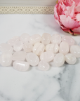 Pearl Pink Calcite Crystal Natural Gemstone Tumbled Stone - 1