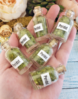 Peridot Natural Crystal Chips Bottle - One Bottle