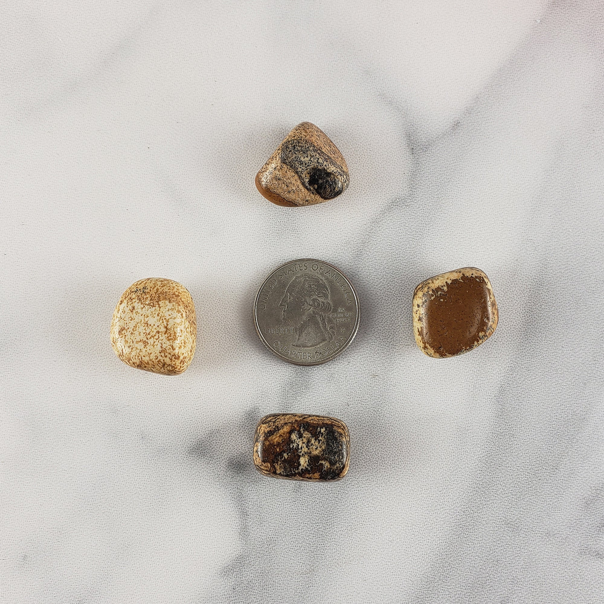 Picture Jasper Crystal Natural Gemstone Tumbled Stone - 2