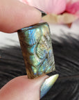 Unique 26 Carat Labradorite Cabochon Natural Gemstone Carving | Pine