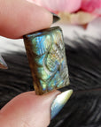 Unique 26 Carat Labradorite Cabochon Natural Gemstone Carving | Pine - 2