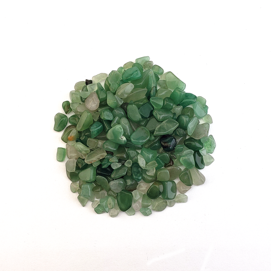 Green Aventurine Polished Gemstone Chips - By the Ounce