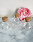 Potion Bottle Glass Container with Cork | Great for Spell Jars, Crystal Storage, Crafting, & More! - 3
