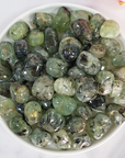 Prehnite Epidote Crystal Natural Gemstone Tumbled Stone | One Stone - 3