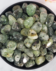 Prehnite Epidote Crystal Natural Gemstone Tumbled Stone | One Stone