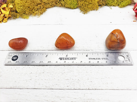 Autumn Gold Quartz Crystatl Tumbled Gemstone - One Stone – Crystal ...