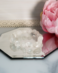 Quartz Crystal Natural Gemstone Nugget Bead Bracelet - On Mirror