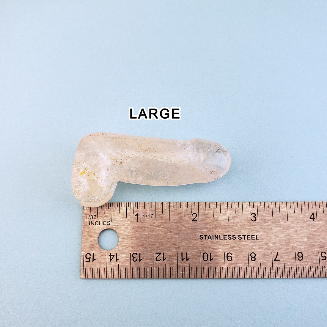 Big Dick Energy - Quartz Crystal Penis Power Totem Gift Box - Large Measurement