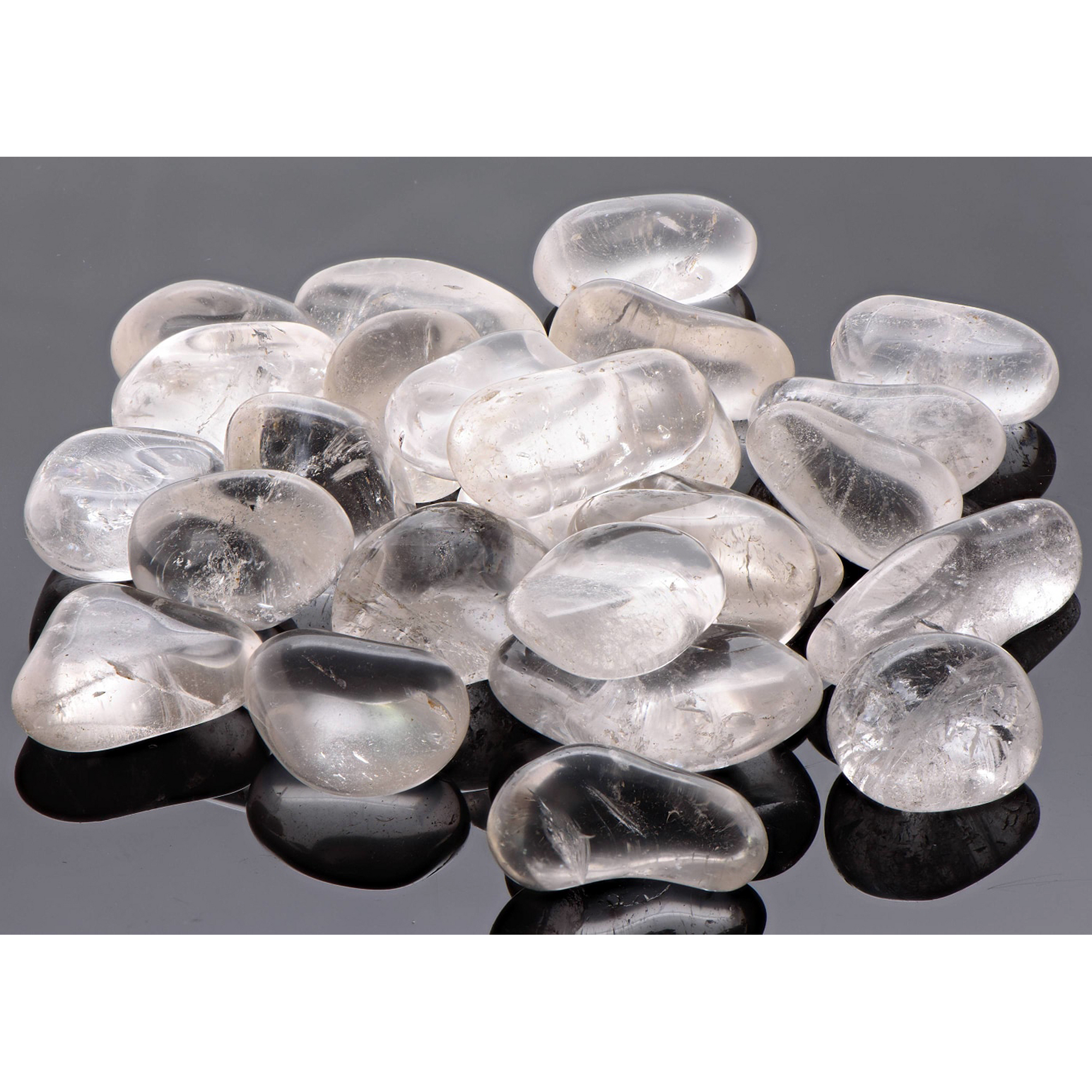 Quartz Crystal Natural Gemstone Tumbled Stone - 2