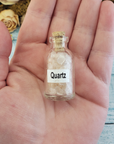 Quartz Natural Crystal Chips Bottle - One Bottle