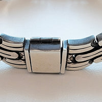 Quetzalcoatl Sterling Silver Articulated Bracelet