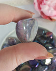 Rainbow Aura Amethyst Crystal Titanium Aura Coated Tumbled Stone | One Stone - 3
