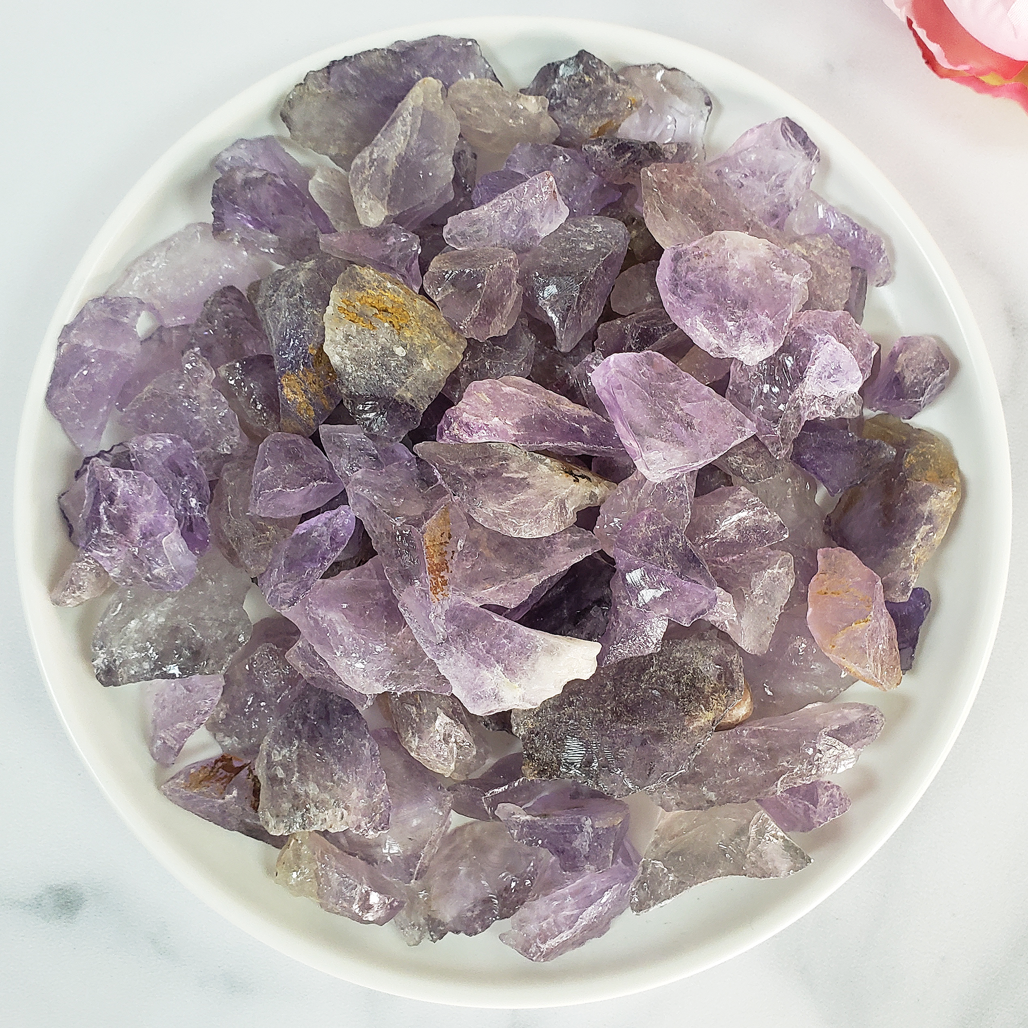 Raw Amethyst Crystal Shards Natural Gemstones By the Ounce - 2