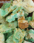 Chrysoprase Natural Raw Crystal Rough Gemstone - High Quality Small - Close Up 3