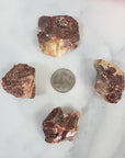 Raw Red Calcite Crystal Natural Rough Gemstone | One Stone - 3