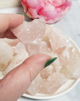 Raw Rose Quartz Crystal Natural Rough Gemstone | Heart Chakra Stones - 5